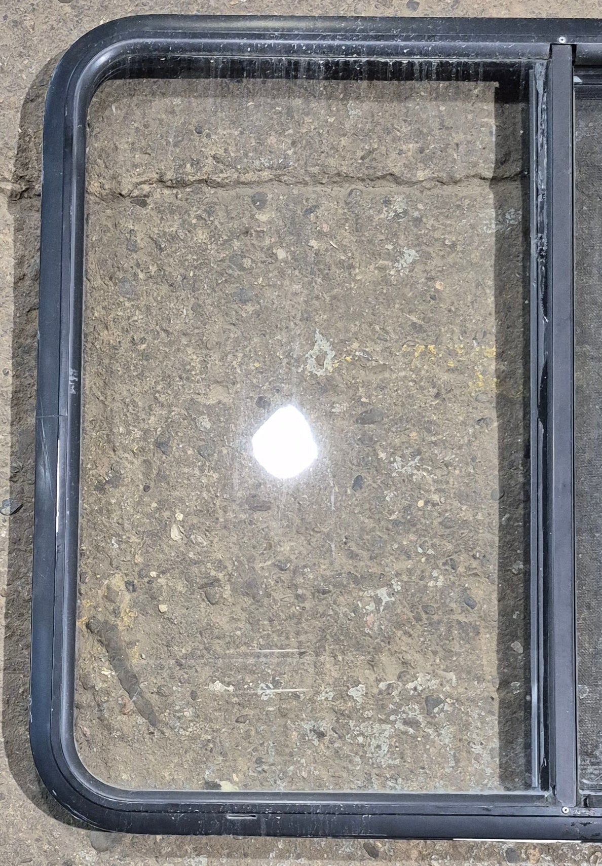 Used Black Radius Opening Window : 36 1/4