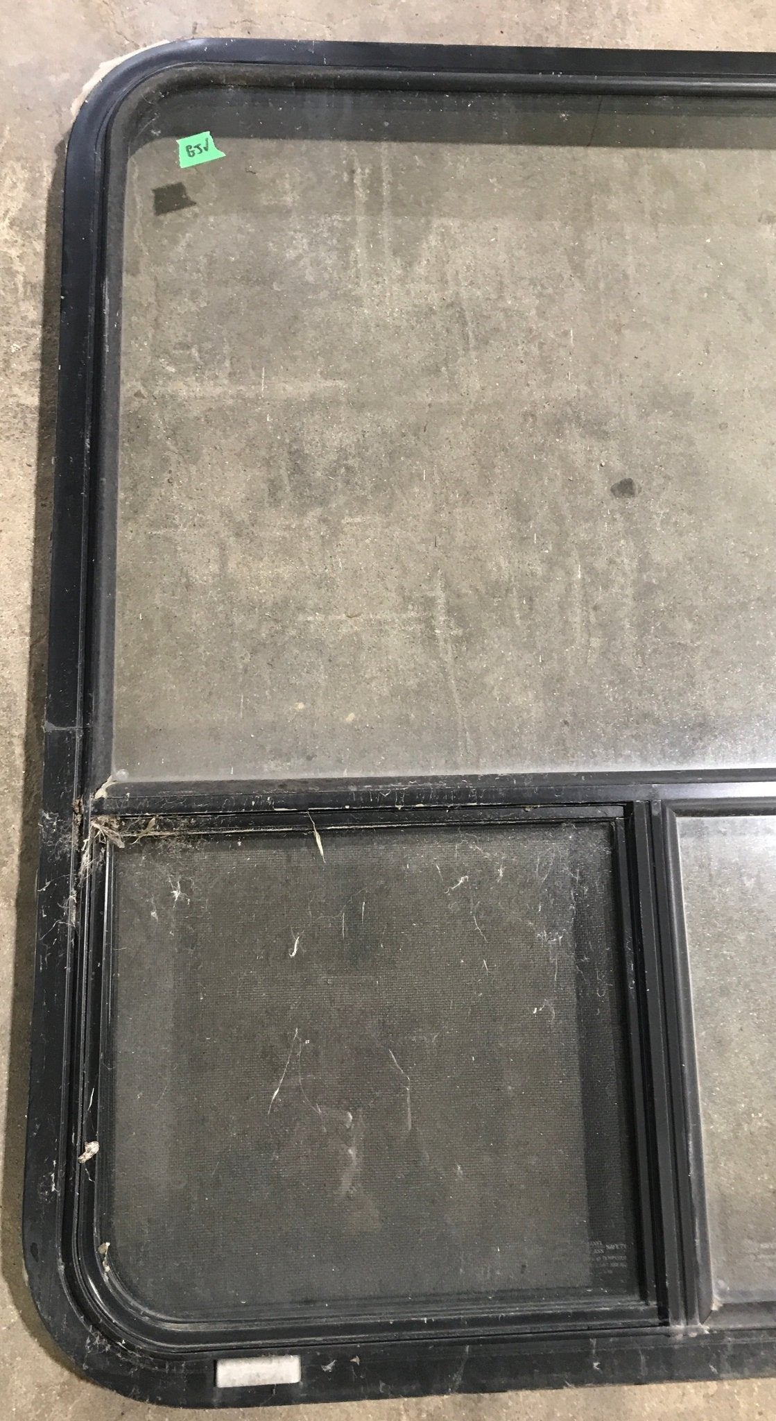 Used Black Radius Opening Window : 36 1/4
