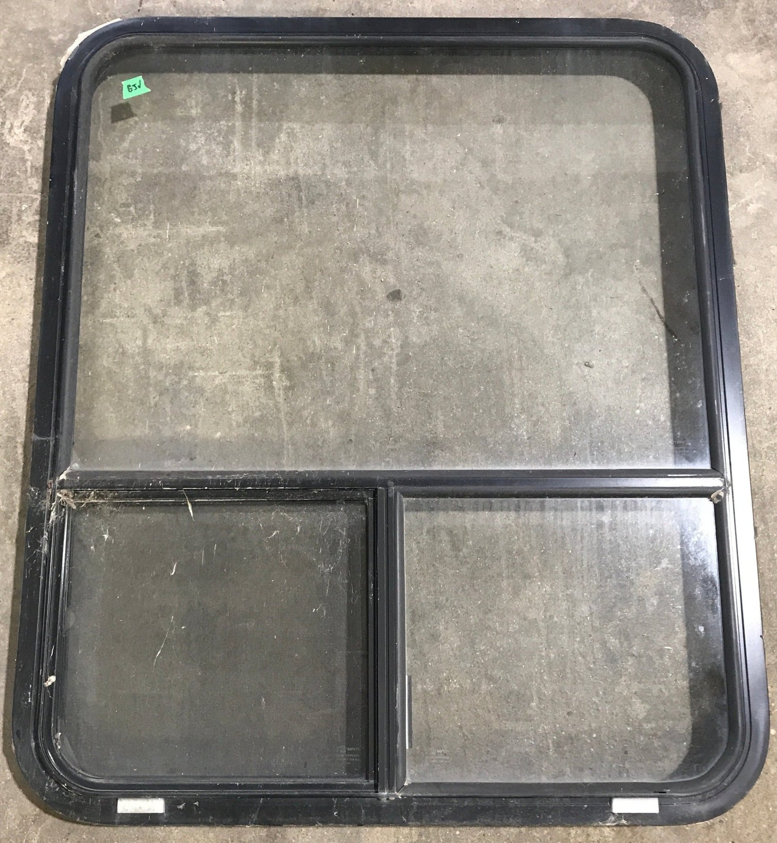 Used Black Radius Opening Window : 36 1/4