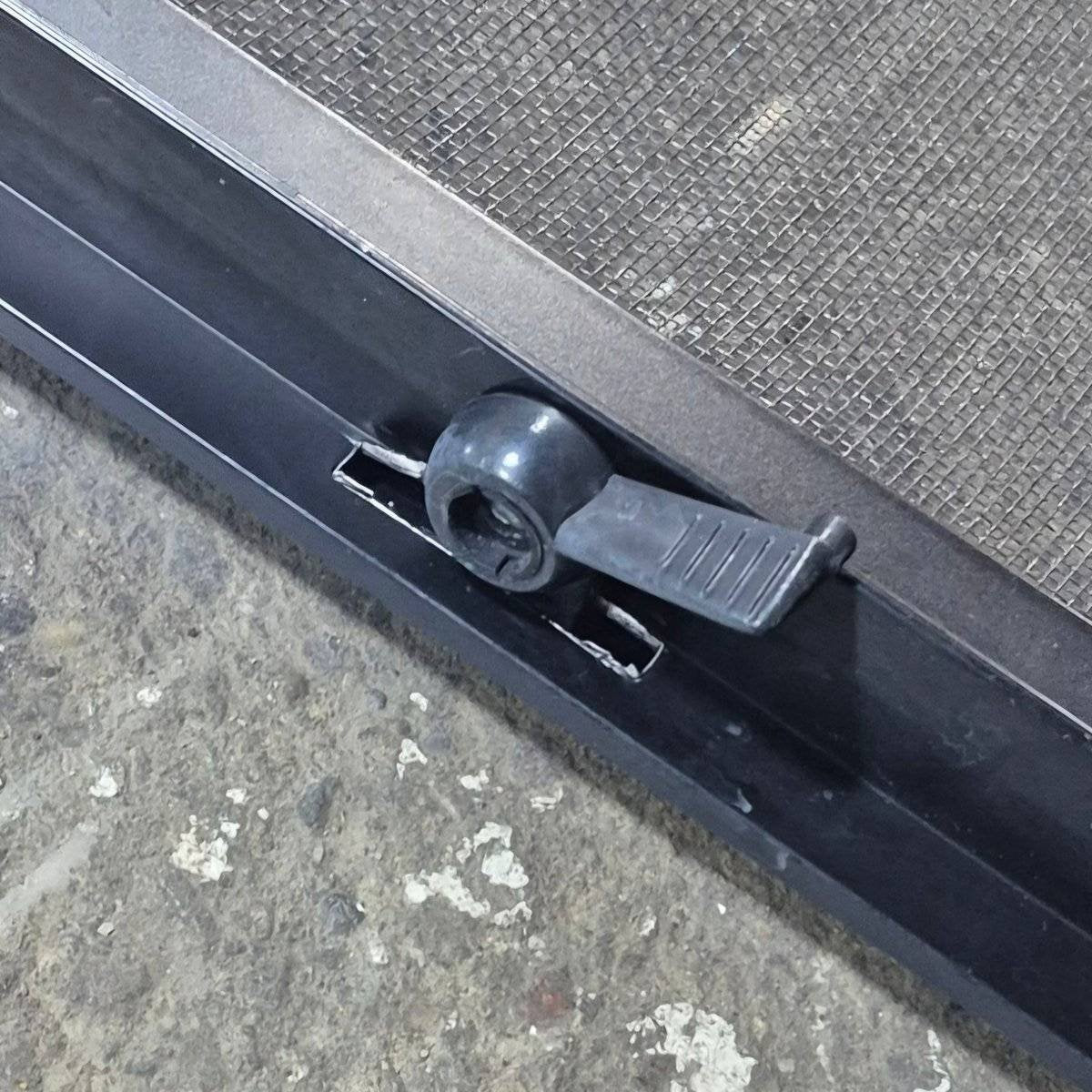 Used Black Radius Opening Window - 36.25 X 37.75 X 1.75 - Young Farts RV Parts