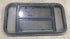 Used Black Radius Opening Window : 37" W x 19 1/4" H x 1 1/4" - Young Farts RV Parts