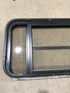 Used Black Radius Opening Window : 37" W x 19 1/4" H x 1 1/4" - Young Farts RV Parts