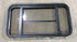 Used Black Radius Opening Window : 37" W x 19 1/4" H x 1 1/4" - Young Farts RV Parts
