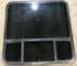 Used Black Radius Opening Window : 39 1/2" W x 39 1/2" H x 1 7/8" D - Young Farts RV Parts