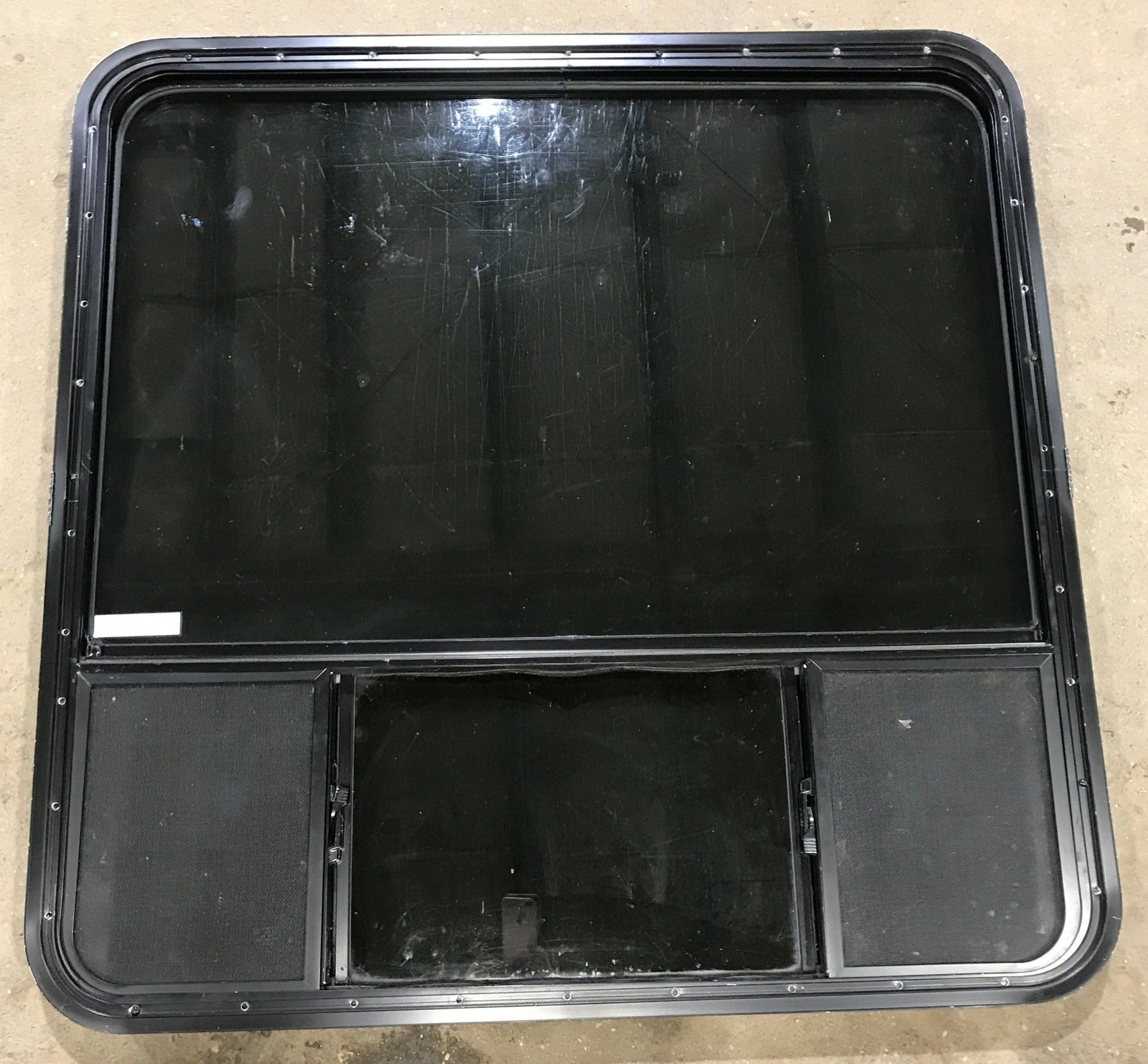 Used Black Radius Opening Window : 39 1/2