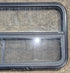 Used Black Radius Opening Window : 41 1/2" W x 21 1/2" H x 1 1/2" - Young Farts RV Parts