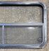 Used Black Radius Opening Window : 41 1/2" W x 21 1/2" H x 1 1/2" - Young Farts RV Parts