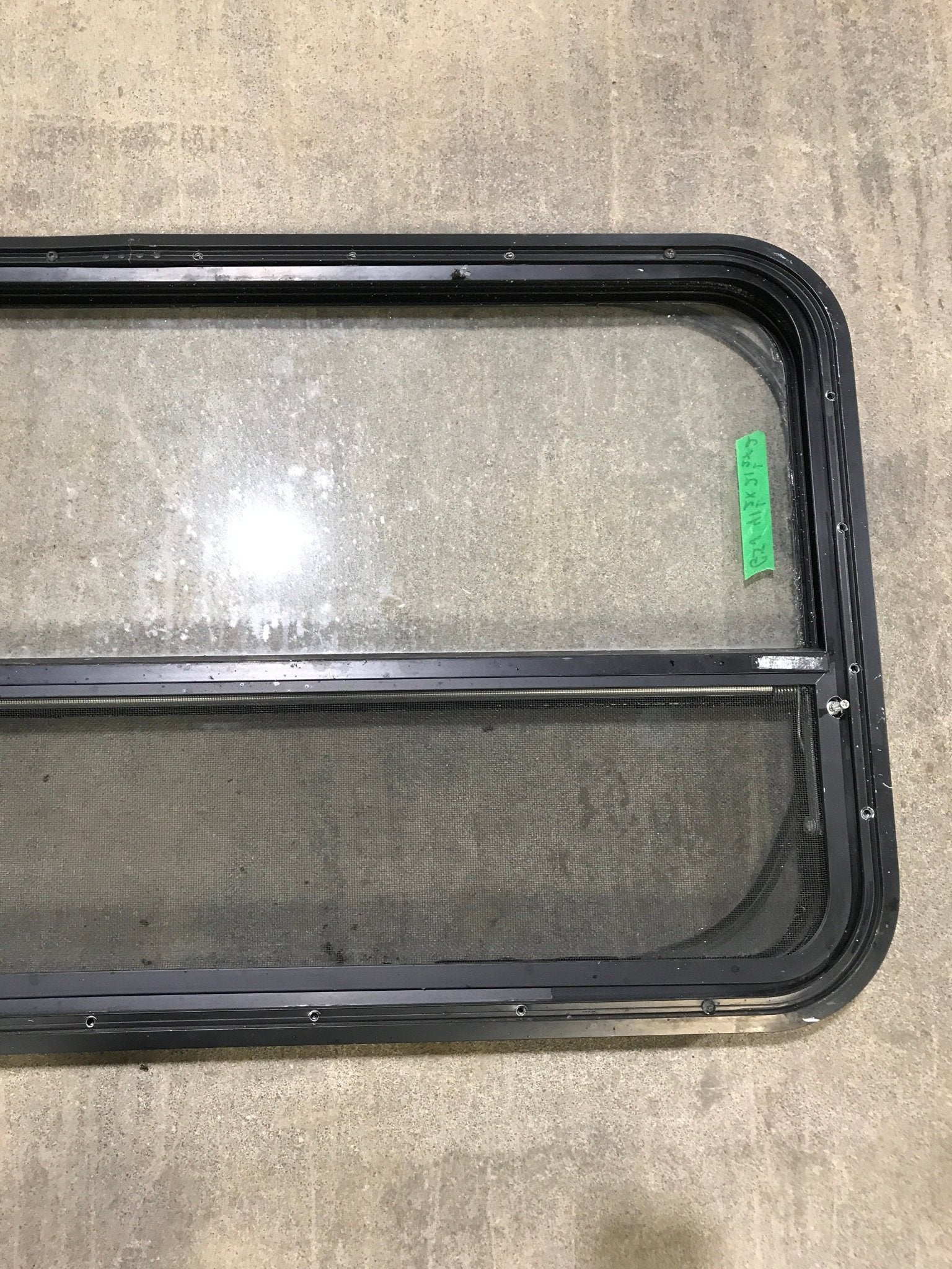 Used Black Radius Opening Window : 41 1/2