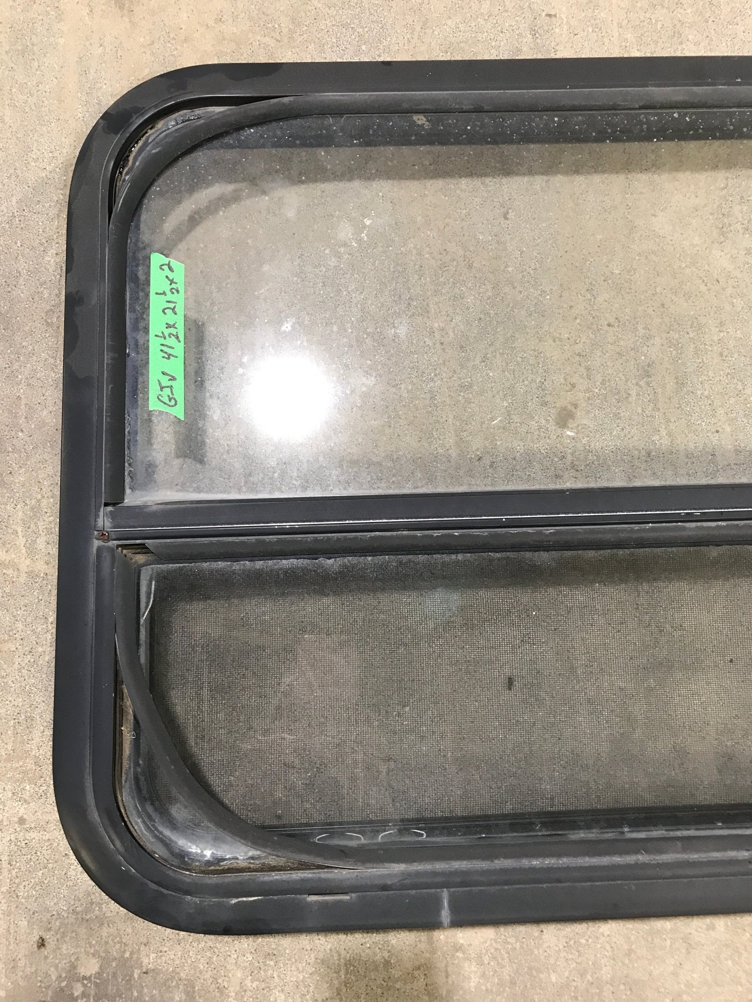 Used Black Radius Opening Window : 41 1/2