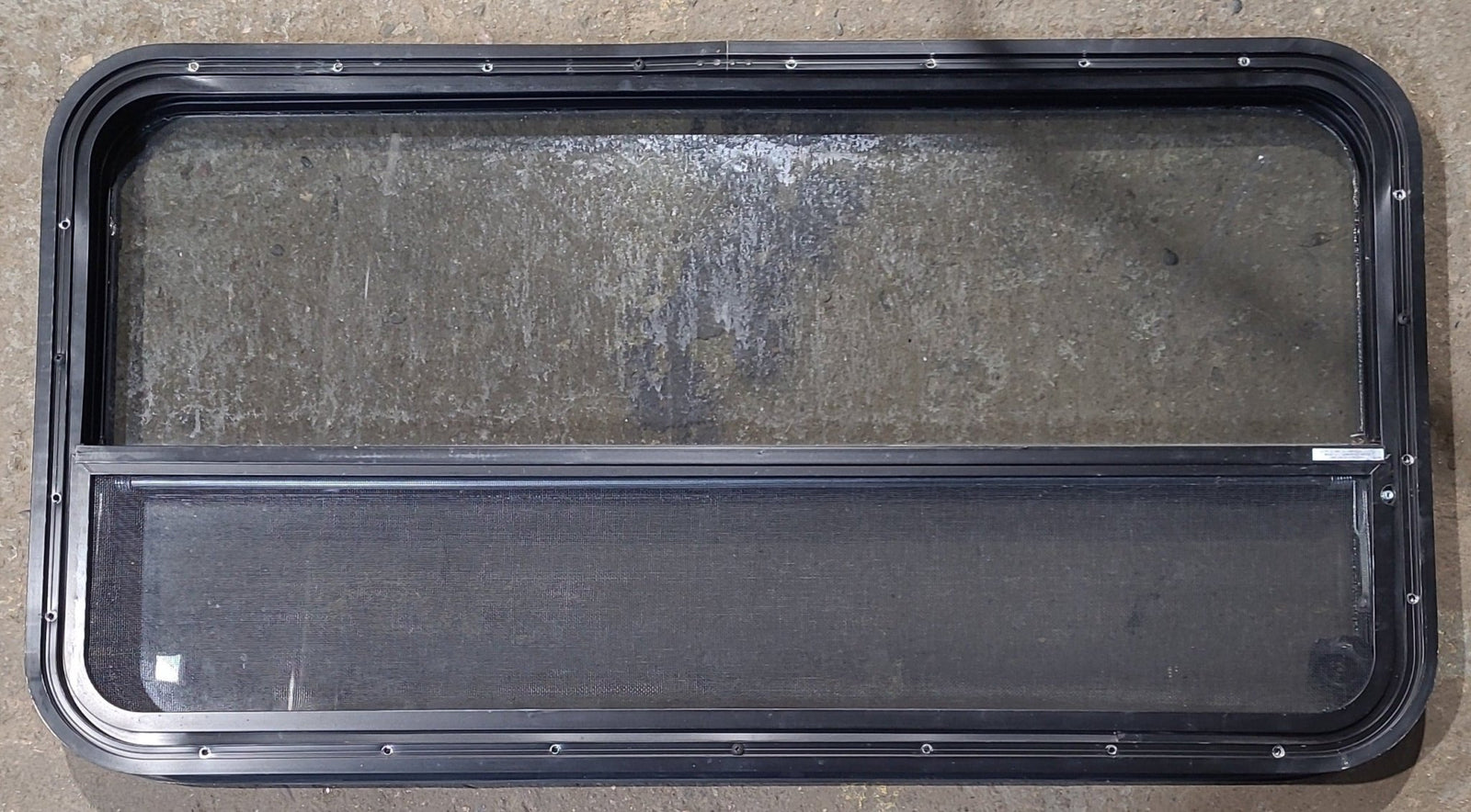 Used Black Radius Opening Window : 41 1/2