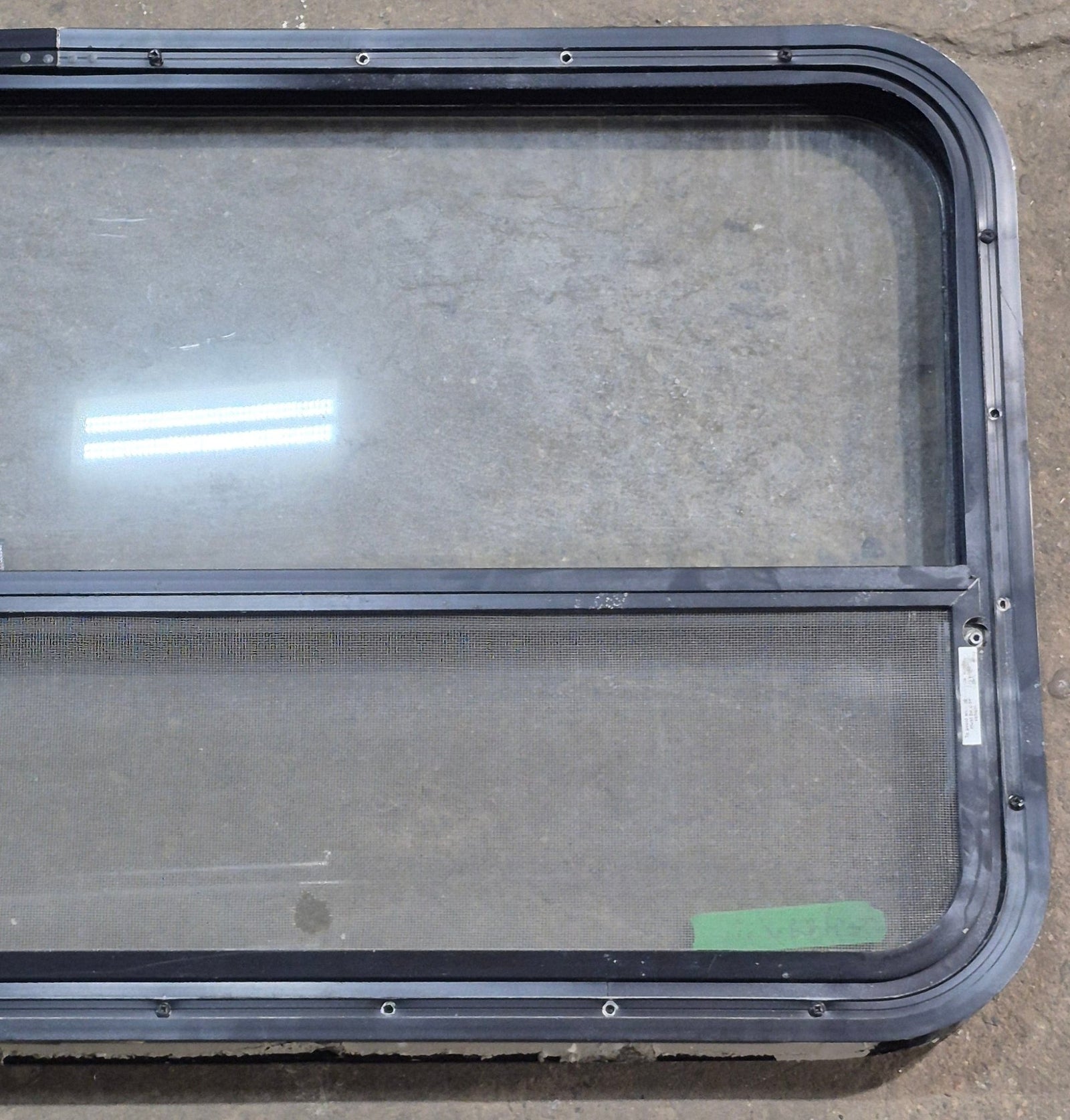 Used Black Radius Opening Window : 41 1/4