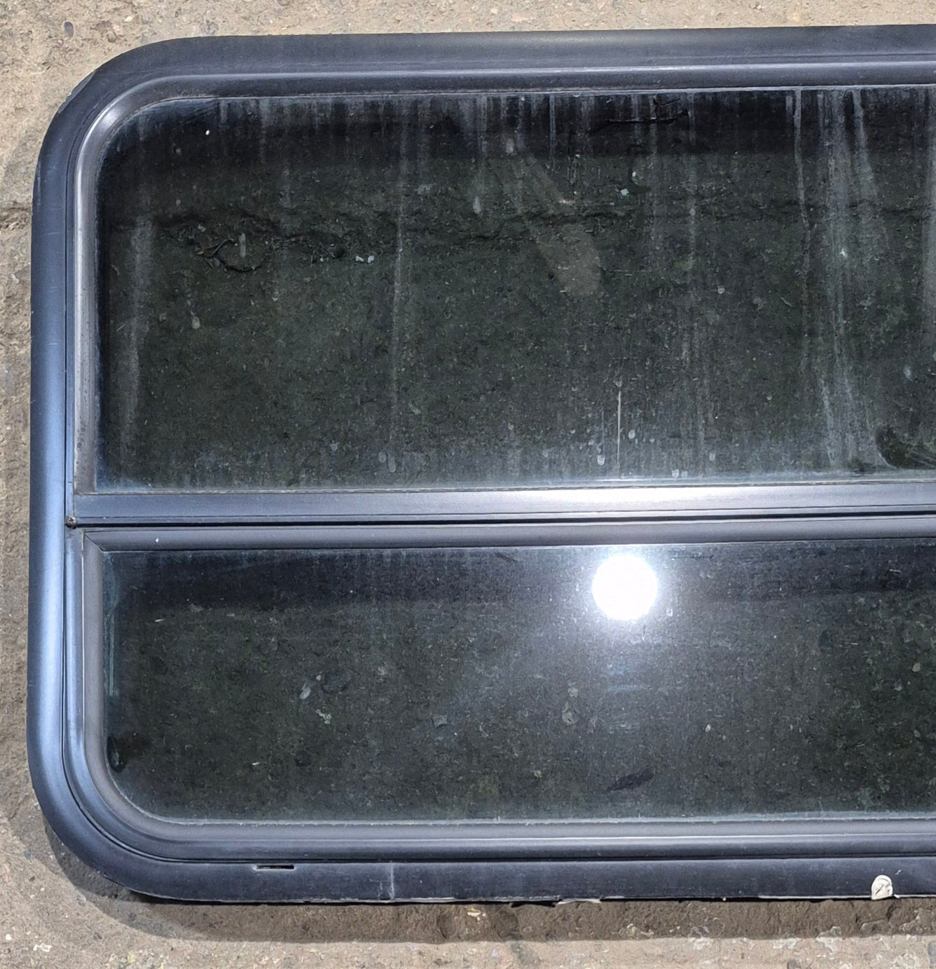 Used Black Radius Opening Window : 41 1/4