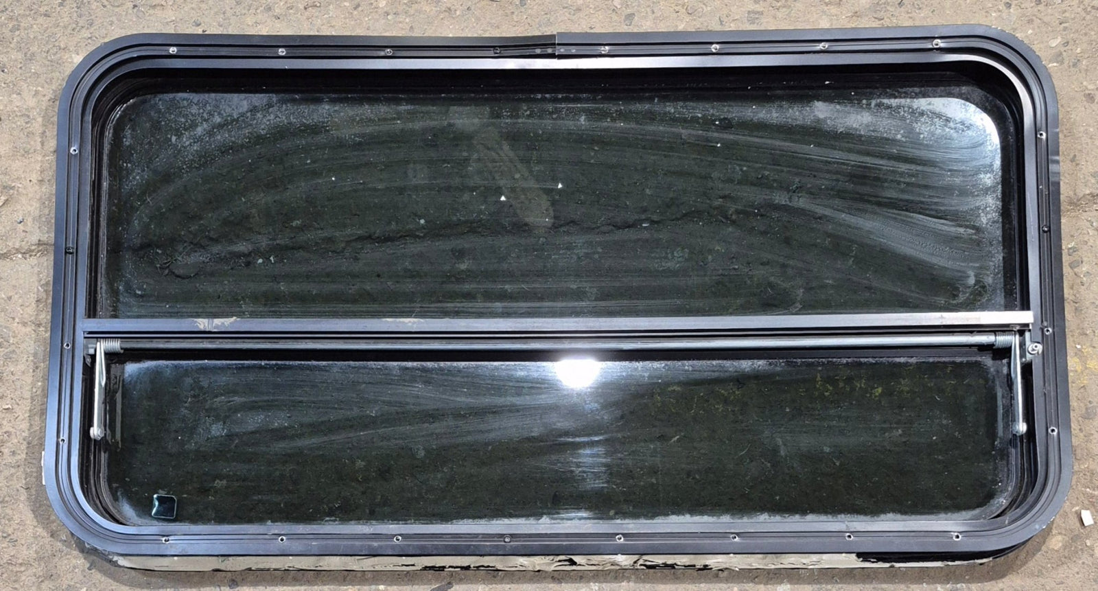 Used Black Radius Opening Window : 41 1/4