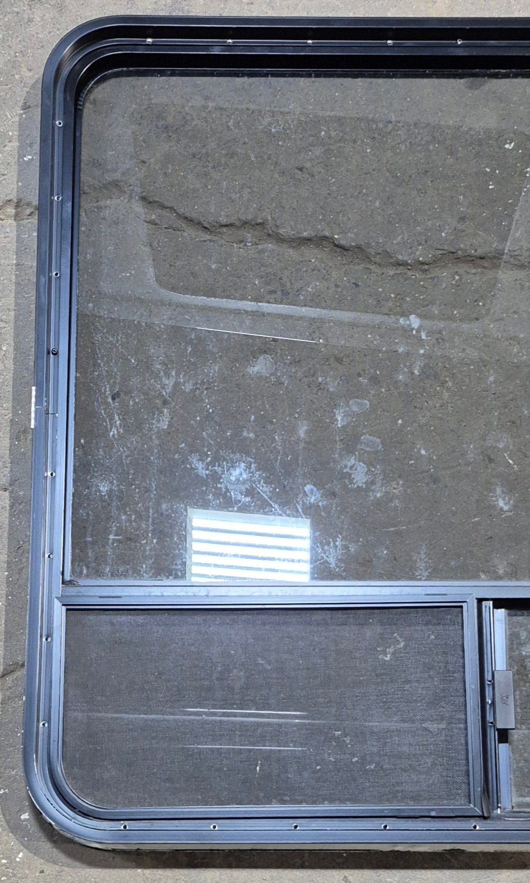 Used Black Radius Opening Window : 41 1/4