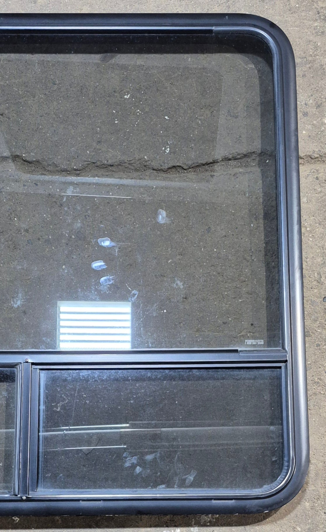 Used Black Radius Opening Window : 41 1/4