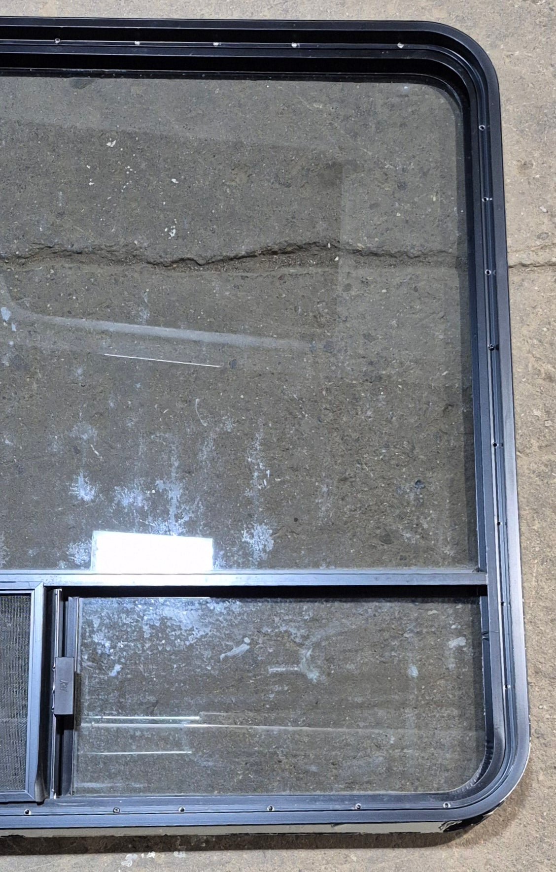 Used Black Radius Opening Window : 41 1/4
