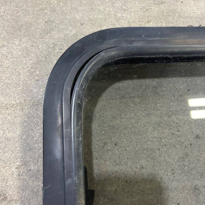 Used Black Radius Opening Window - 41.75 X 26 X 1.875 - Young Farts RV Parts