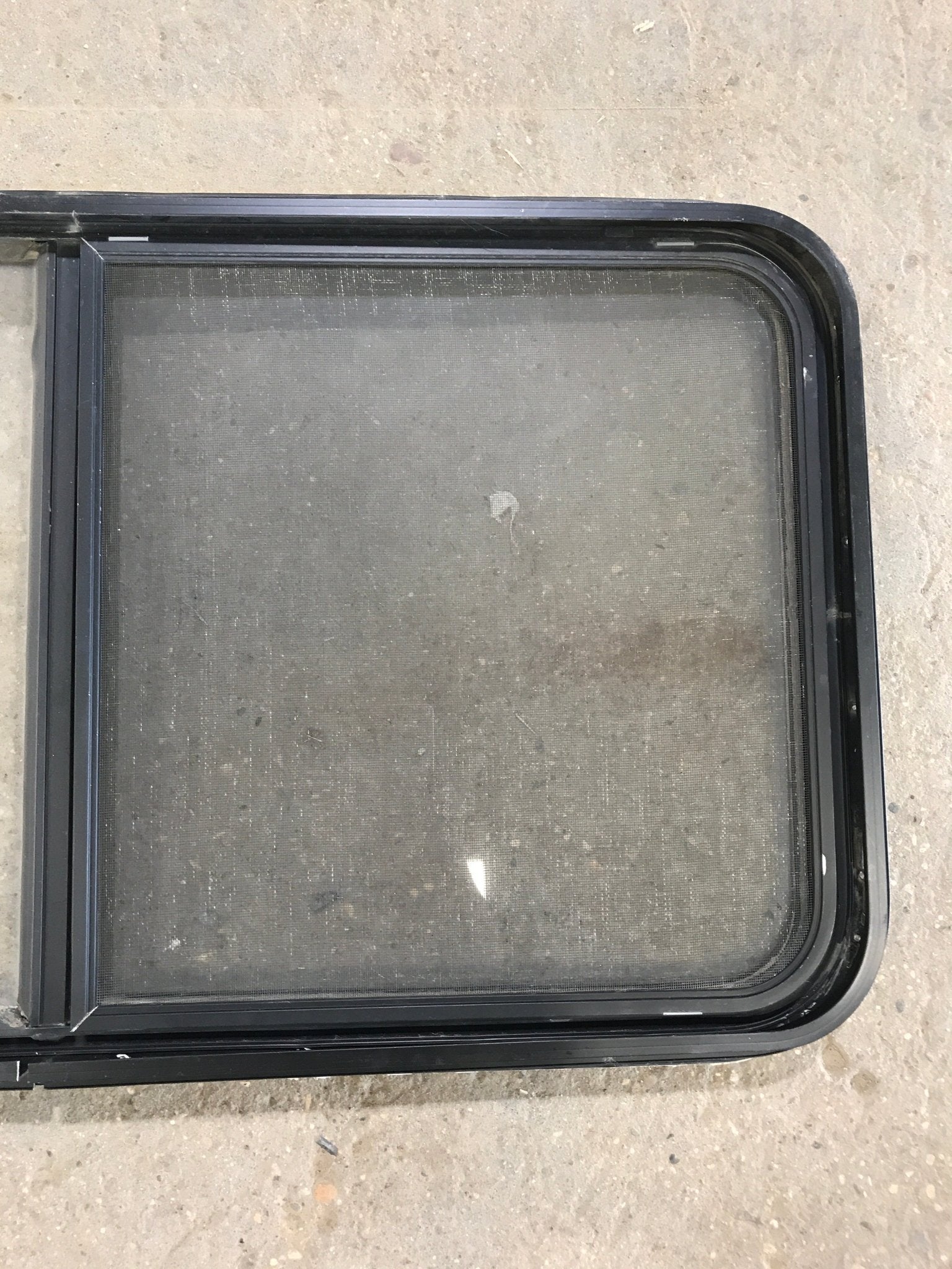Used Black Radius Opening Window : 42 1/2