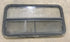 Used Black Radius Opening Window : 42 1/2" W x 22 1/2" H x 2" D - Young Farts RV Parts