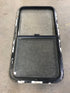Used Black Radius Opening Window : 42 1/2" W x 22 1/2" H x 2" D - Young Farts RV Parts