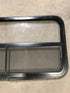 Used Black Radius Opening Window : 42 1/2" W x 22 1/2" H x 2" D - Young Farts RV Parts