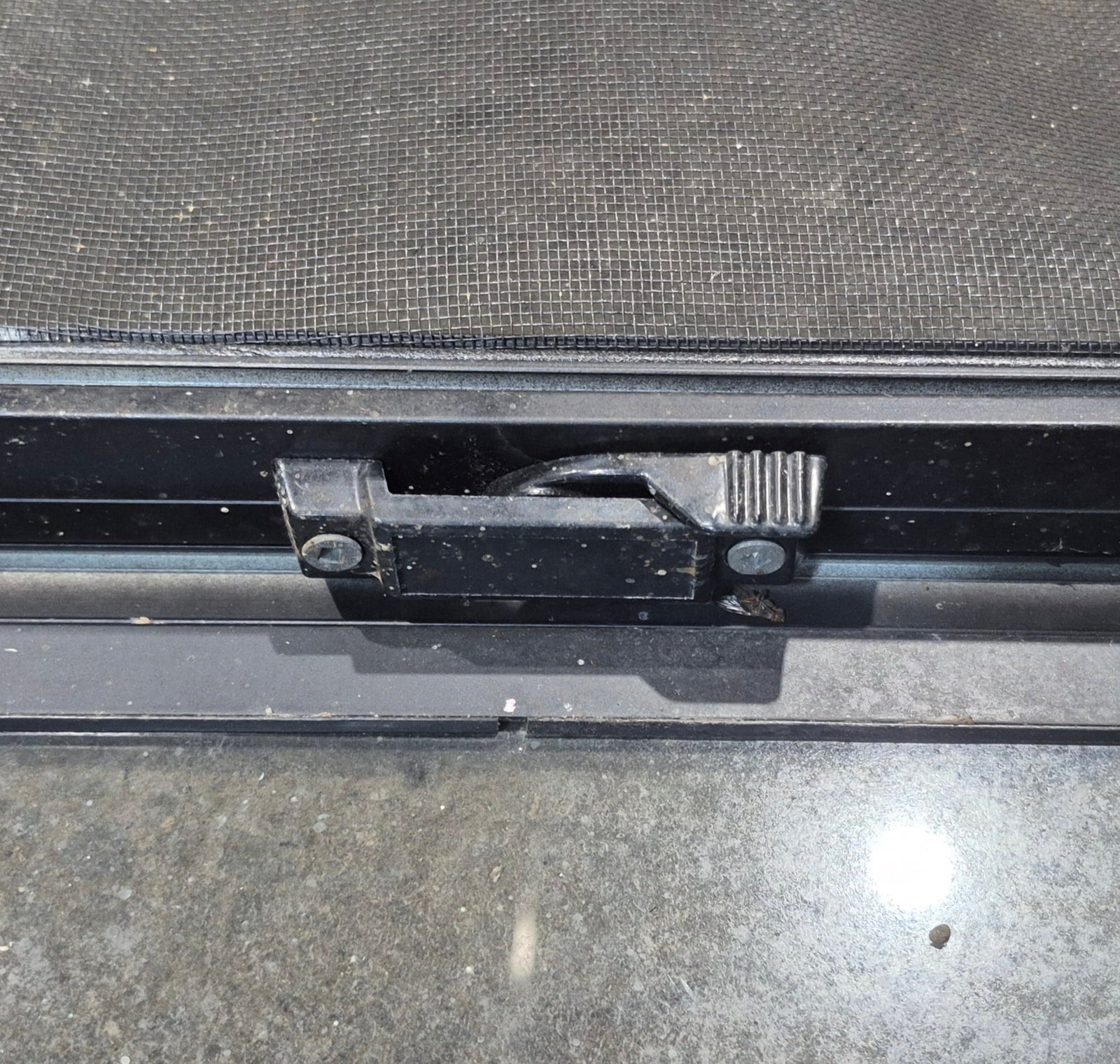 Used Black Radius Opening Window : 42 1/4