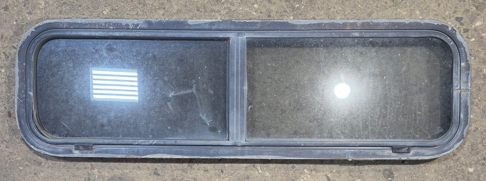 Used Black Radius Opening Window : 42 1/4