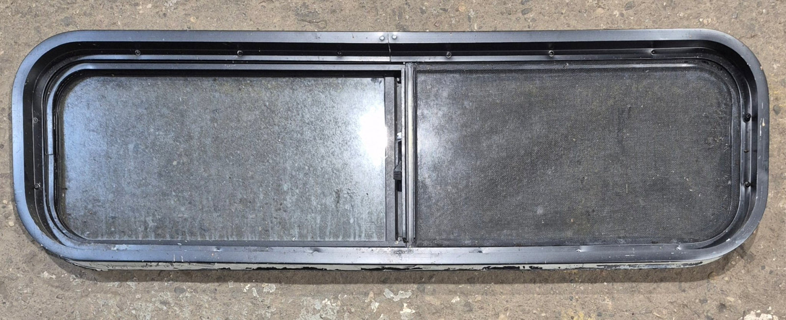 Used Black Radius Opening Window : 42 1/4