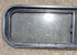 Used Black Radius Opening Window : 42 1/4" W x 11 3/4" H x 1 7/8" - Young Farts RV Parts