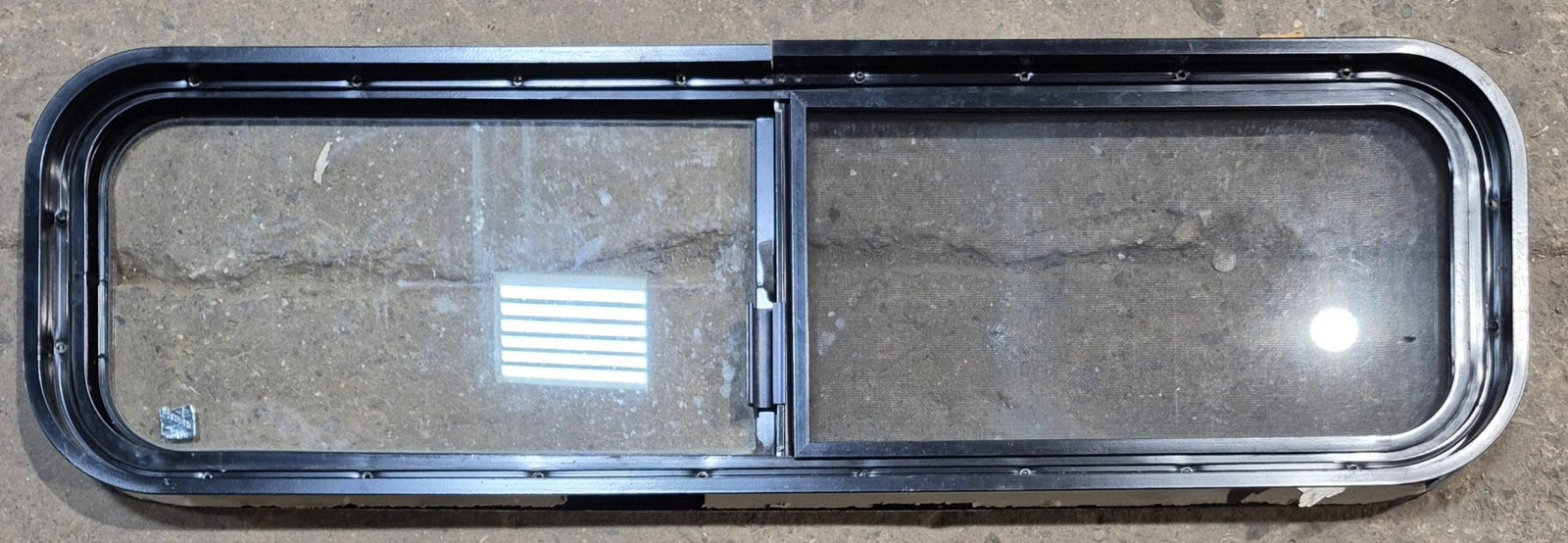 Used Black Radius Opening Window : 42 1/4