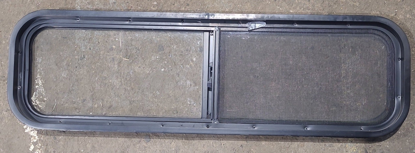 Used Black Radius Opening Window : 42 1/4