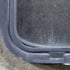 Used Black Radius Opening Window - 42 X 11 3/4 X 2 - Young Farts RV Parts