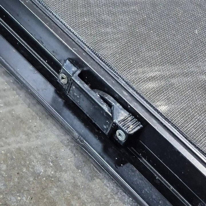 Used Black Radius Opening Window - 44 1/4 X 23 3/4 X 2 - Young Farts RV Parts
