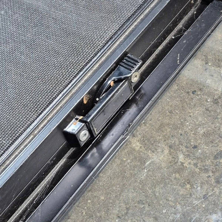 Used Black Radius Opening Window - 44.25 X 35.5 X 1.875 - Young Farts RV Parts