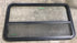 Used Black Radius Opening Window : 45 1/2" W x 25 1/2" H x 2" D - Young Farts RV Parts