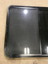 Used Black Radius Opening Window : 45 1/2" W x 34 1/2" H x 1 7/8" D - Young Farts RV Parts