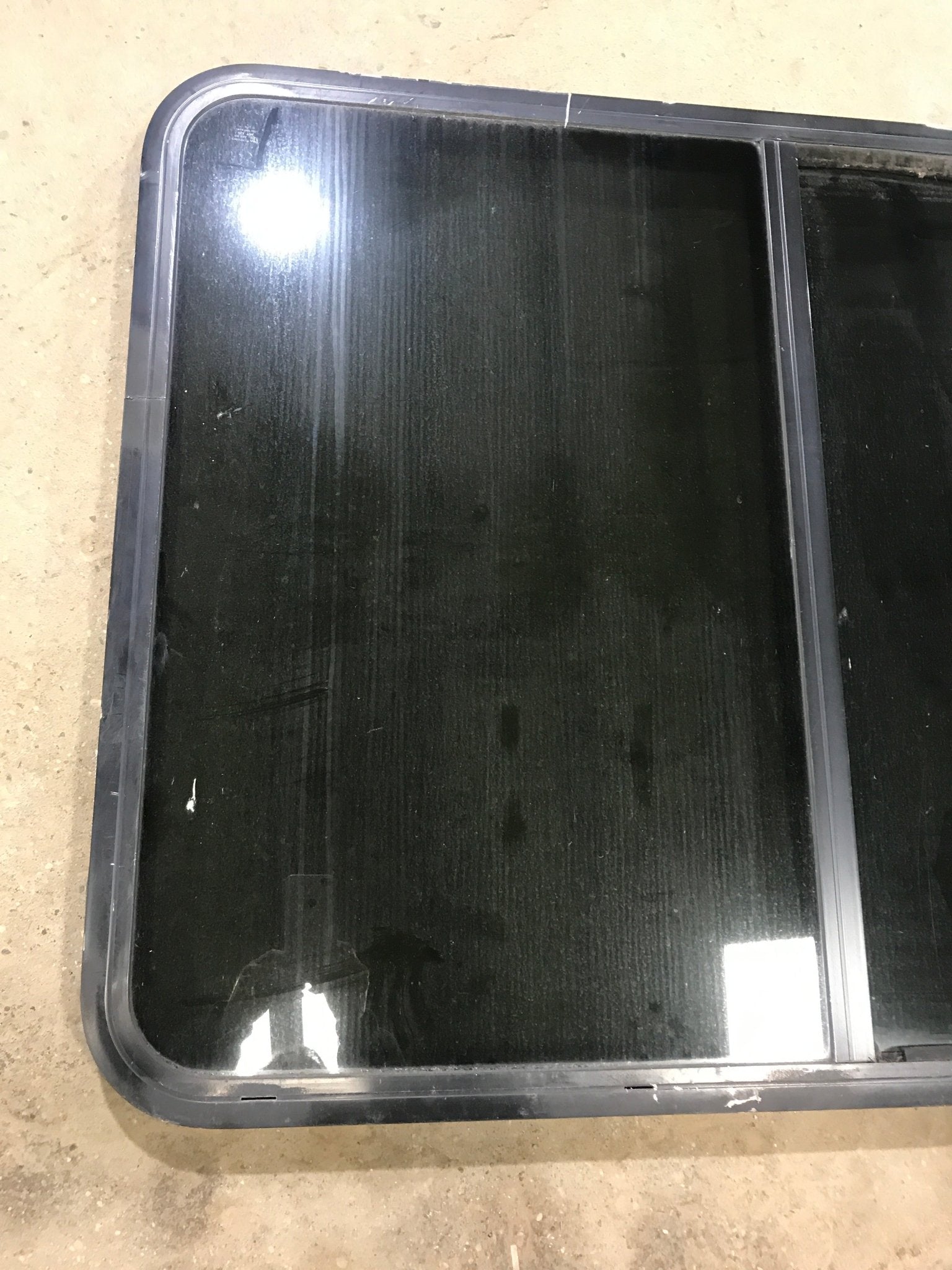 Used Black Radius Opening Window : 45 1/2