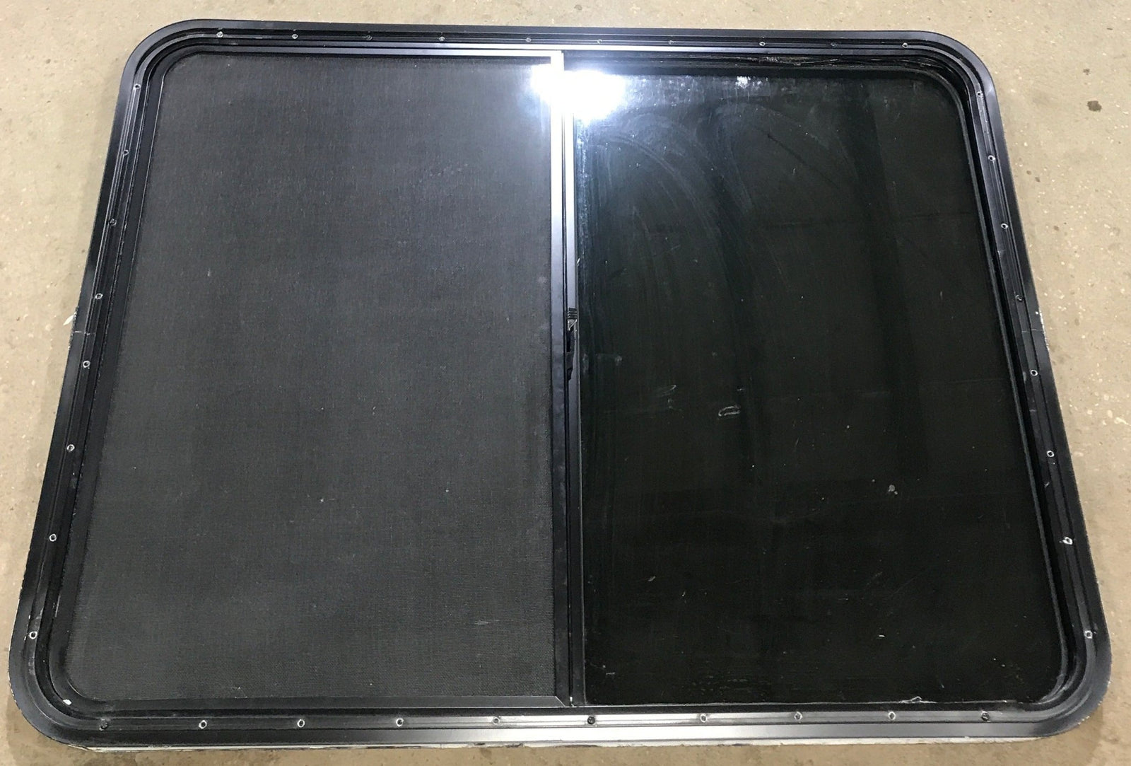 Used Black Radius Opening Window : 45 1/2