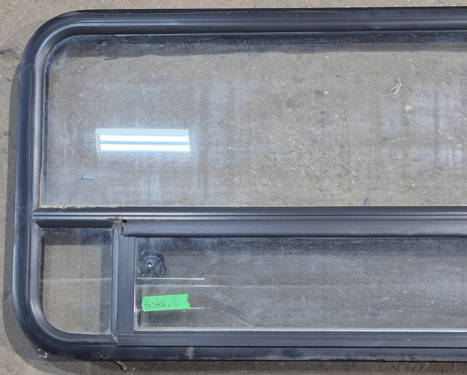 Used Black Radius Opening Window : 45 1/4