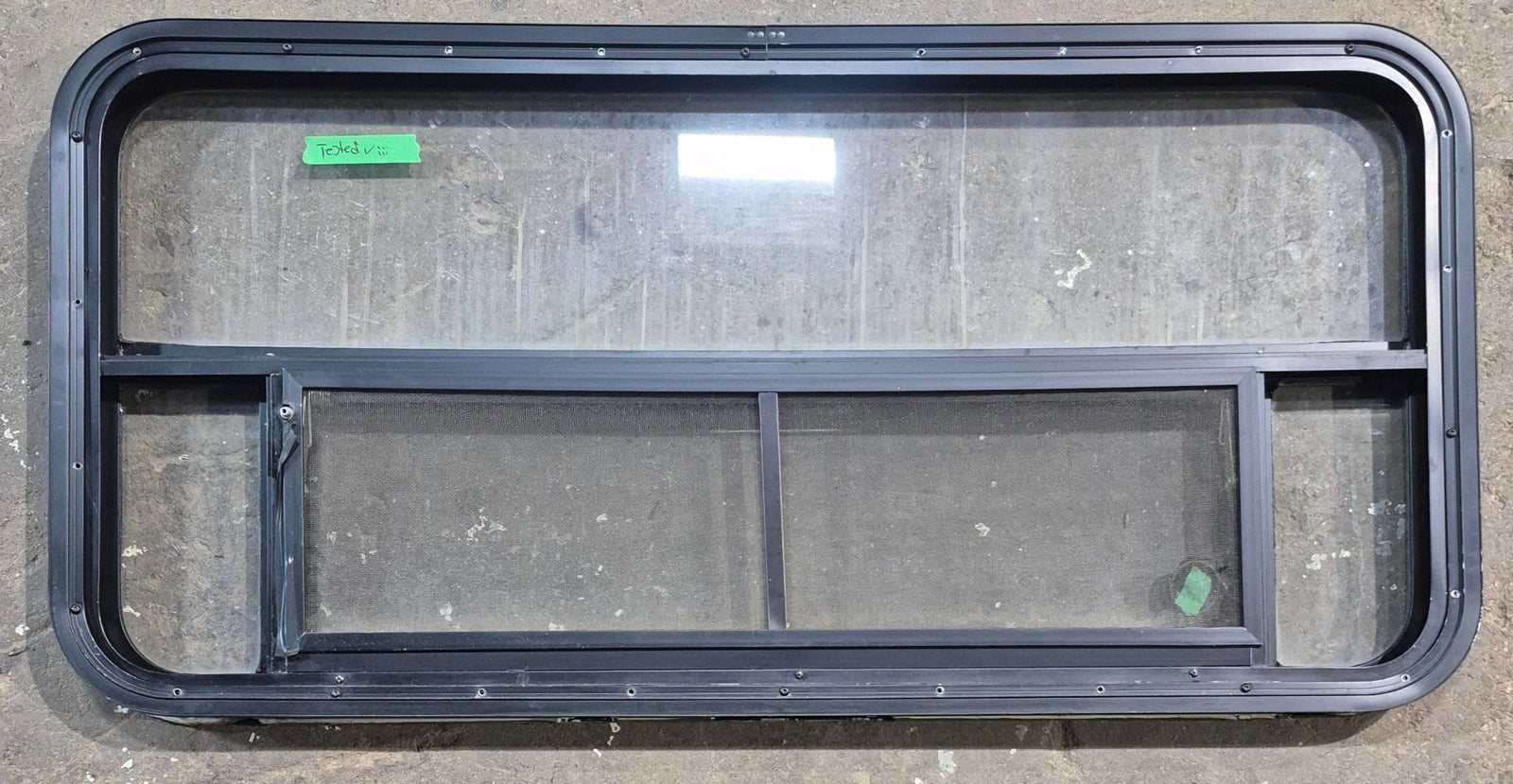 Used Black Radius Opening Window : 45 1/4