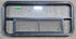 Used Black Radius Opening Window : 45 1/4" W x 21 1/4" H x 1 7/8" D - Young Farts RV Parts