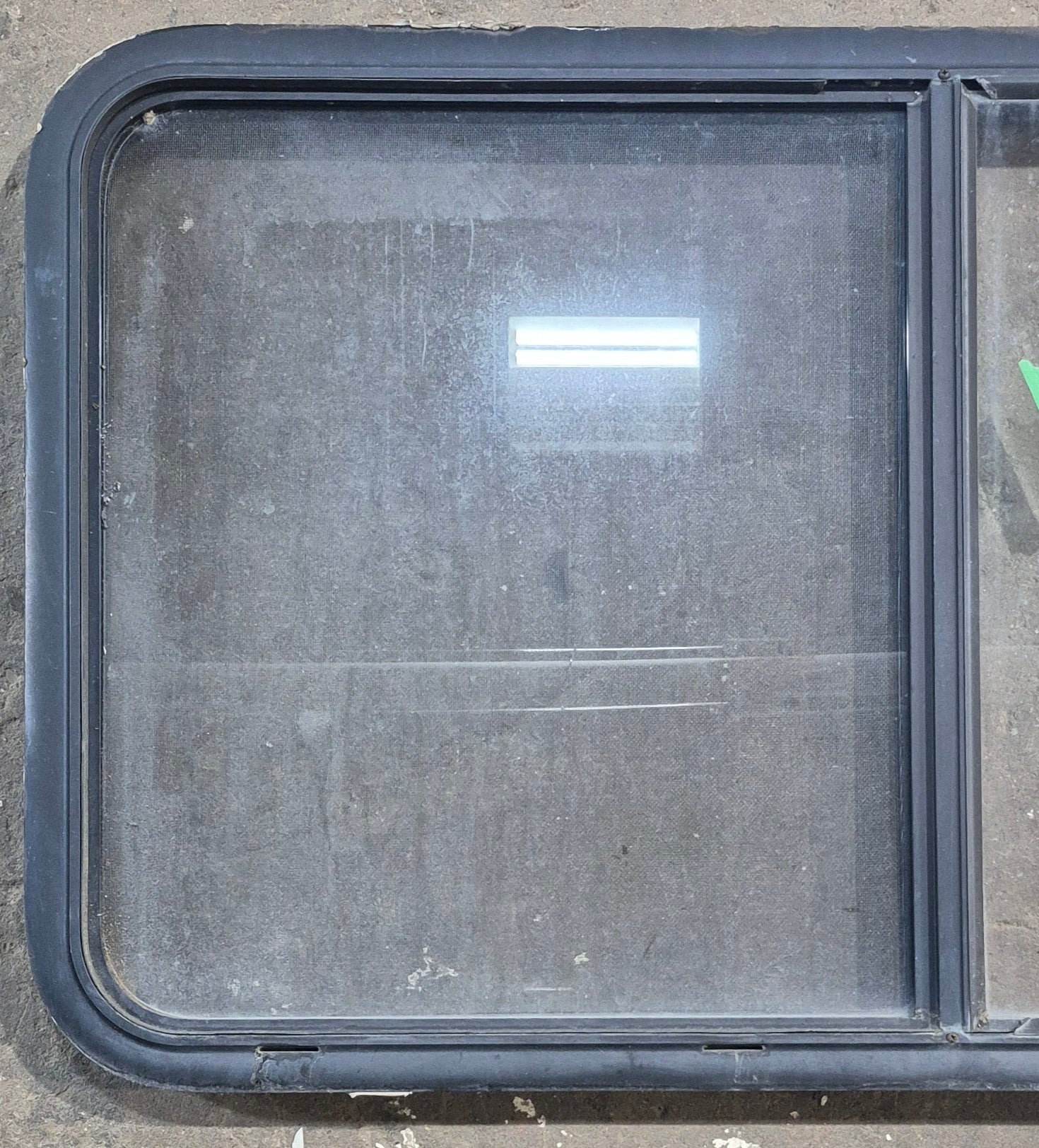 Used Black Radius Opening Window : 45 1/4