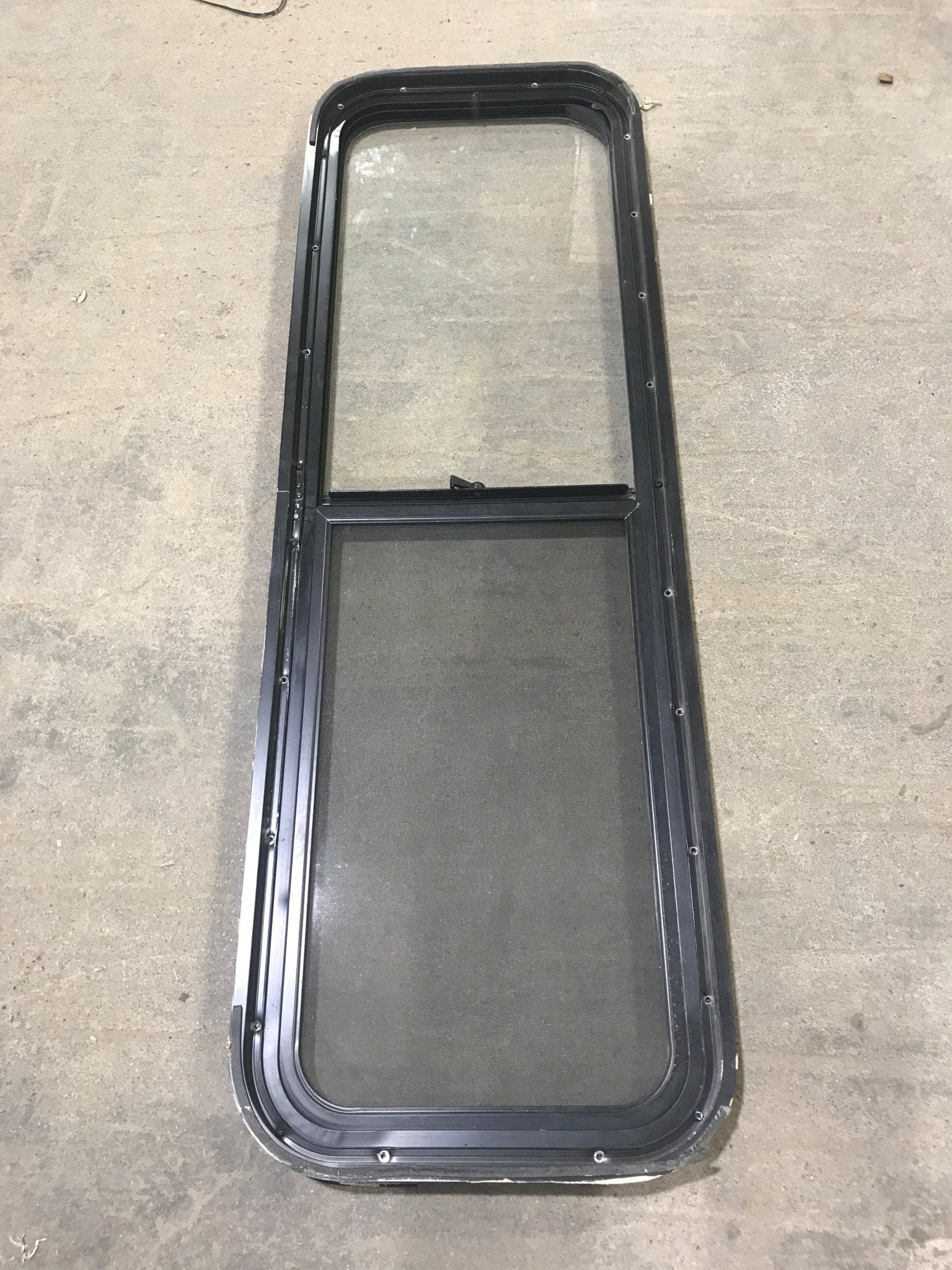 Used Black Radius Opening Window : 47 1/2