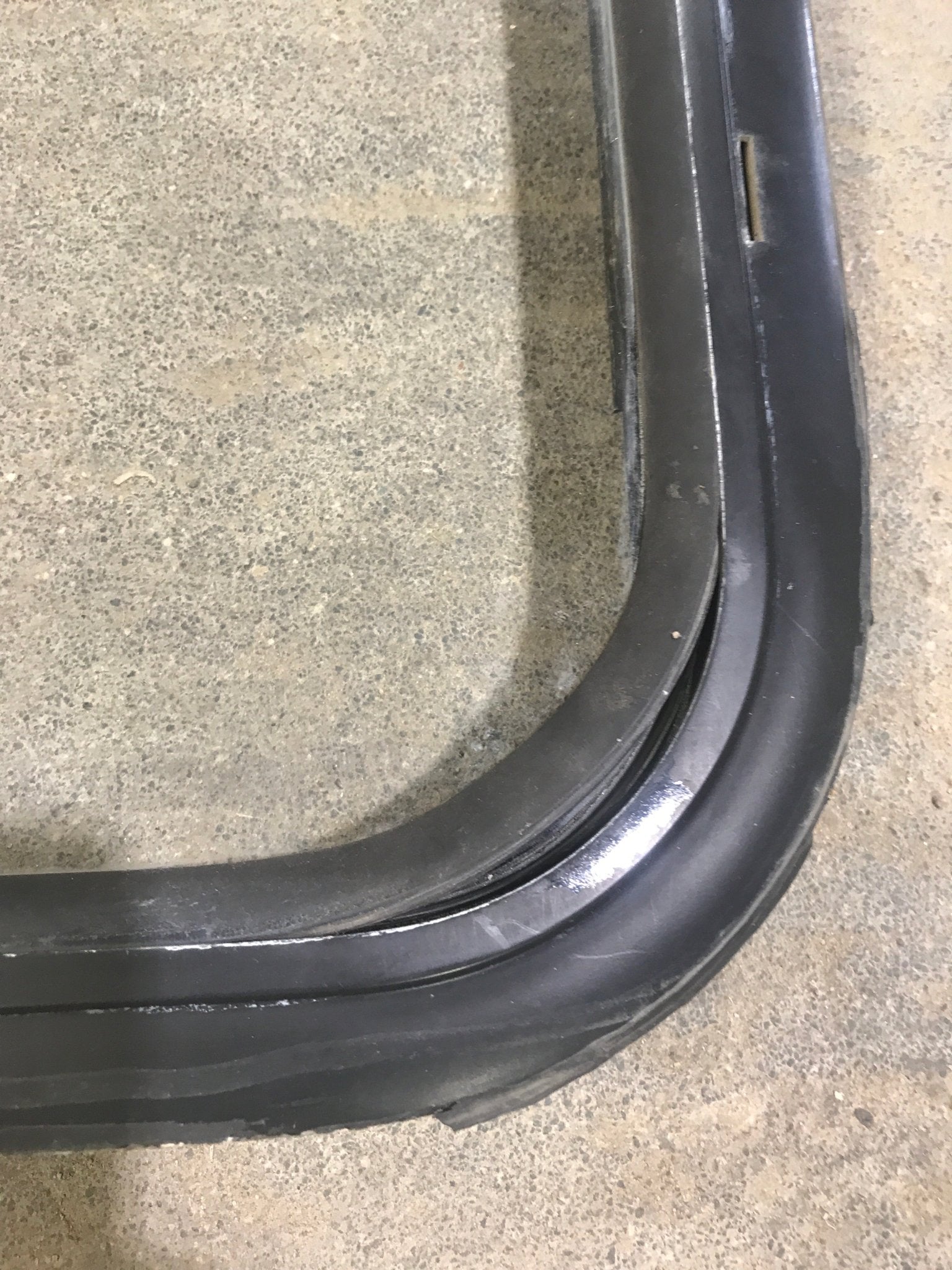 Used Black Radius Opening Window : 47 1/2