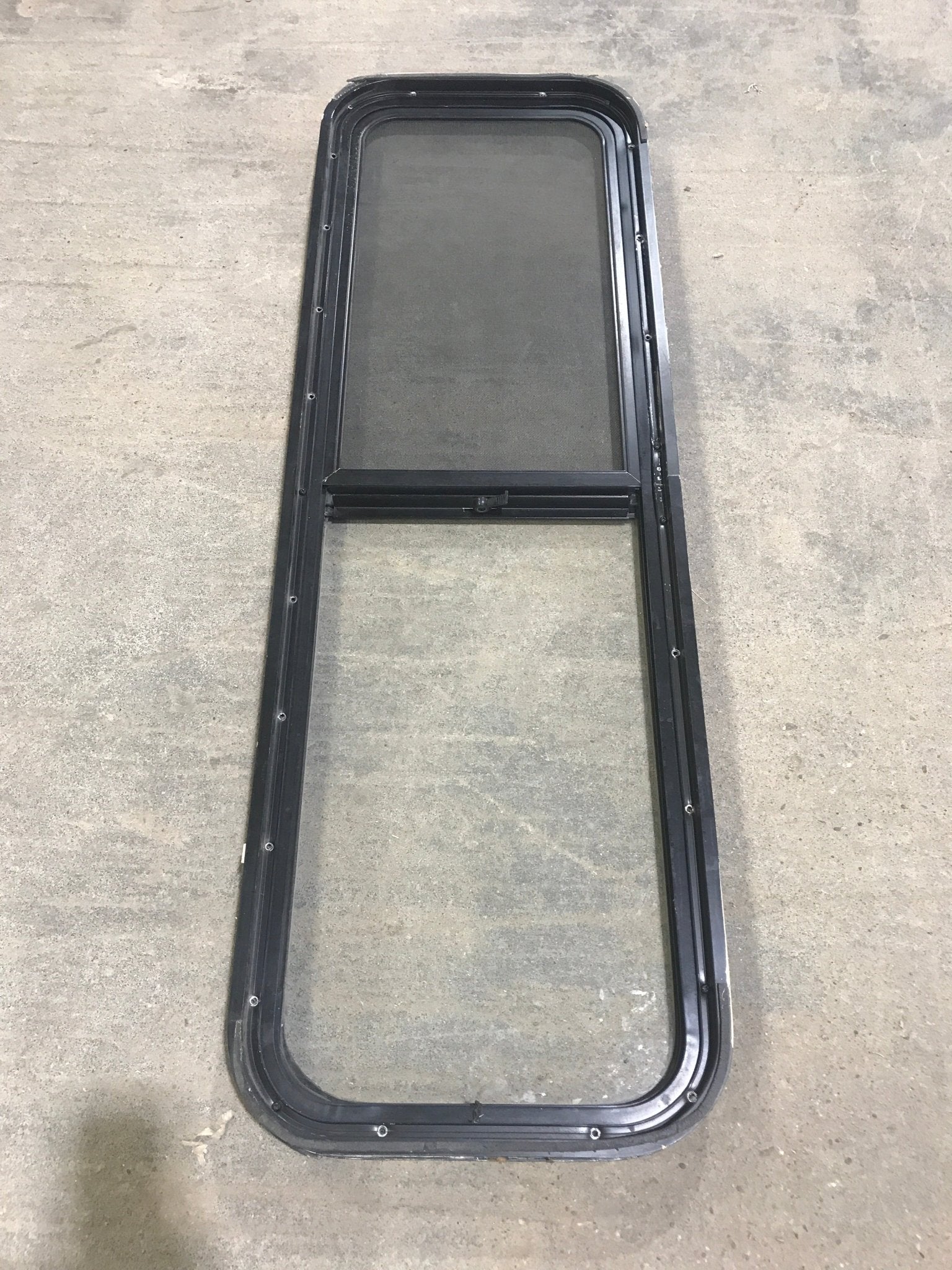 Used Black Radius Opening Window : 47 1/2