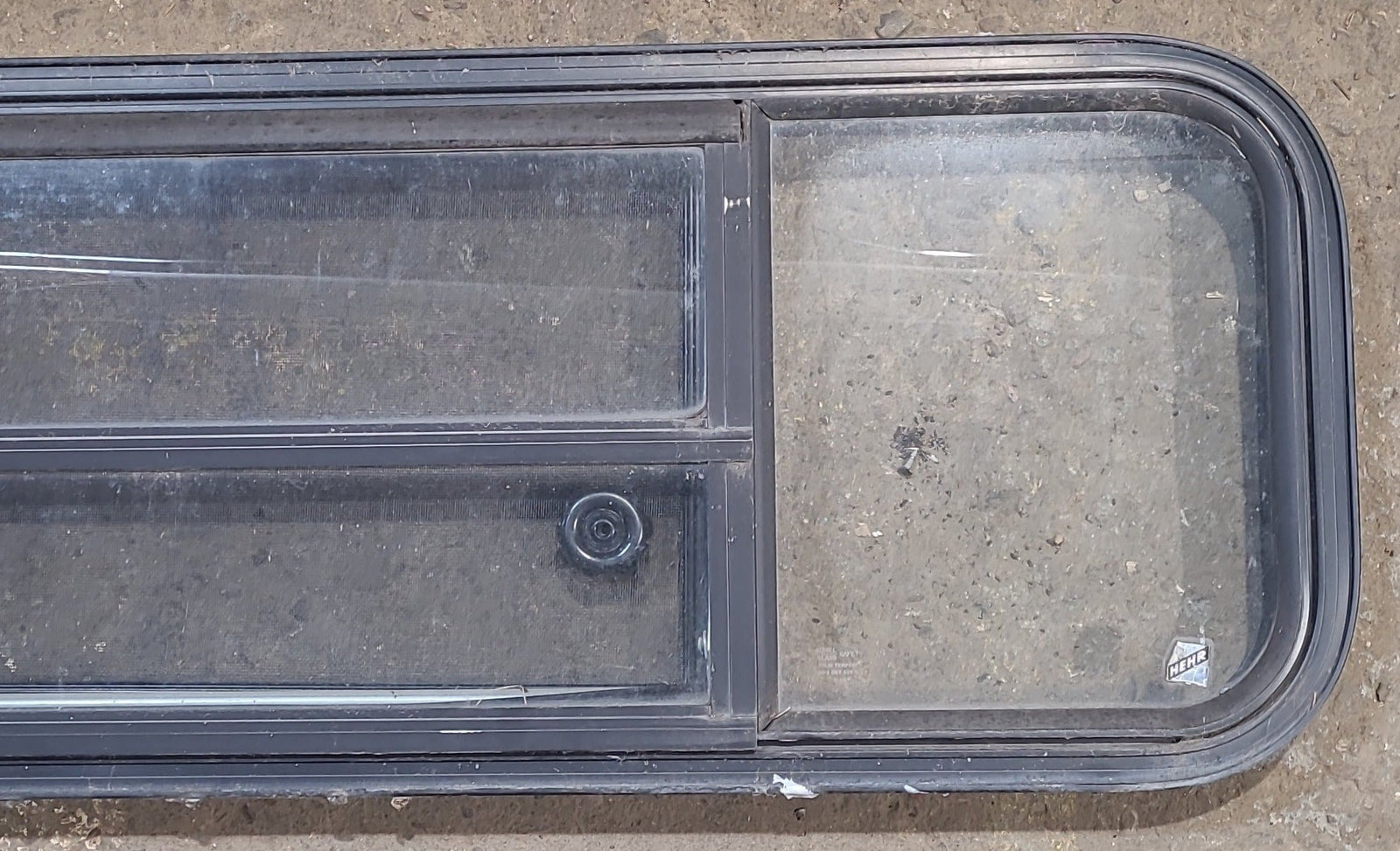 Used Black Radius Opening Window : 47 1/2