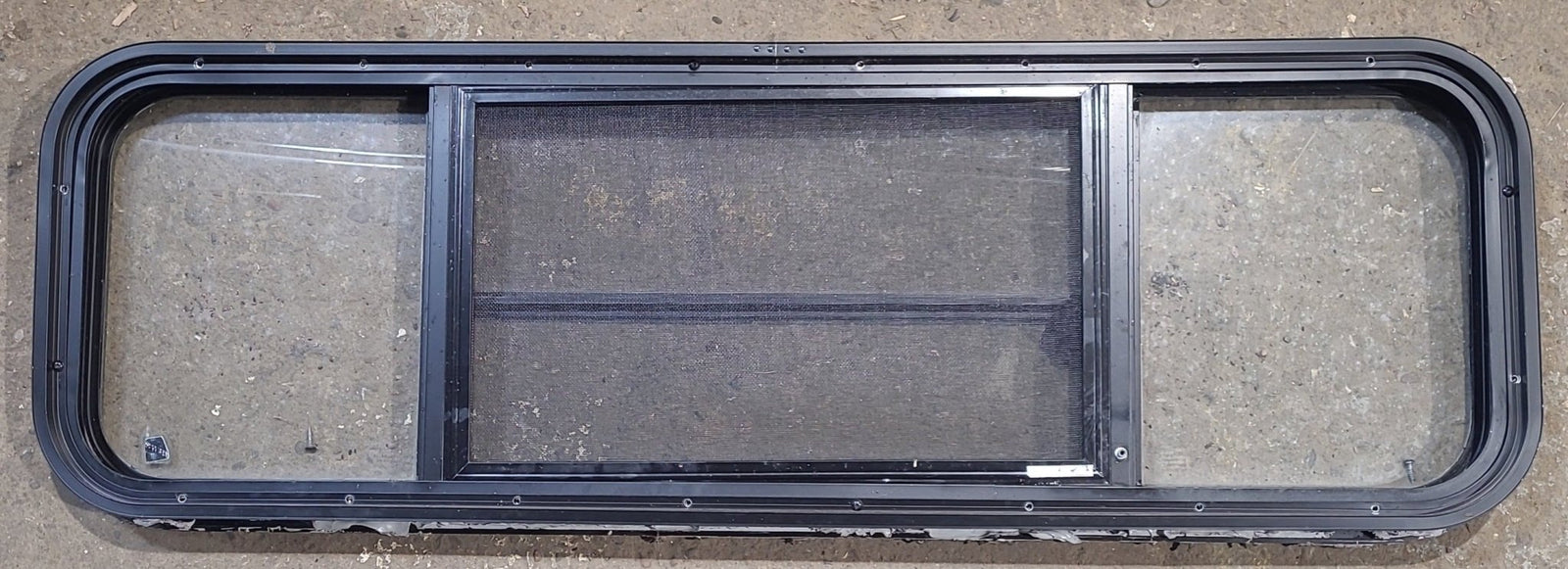 Used Black Radius Opening Window : 47 1/2