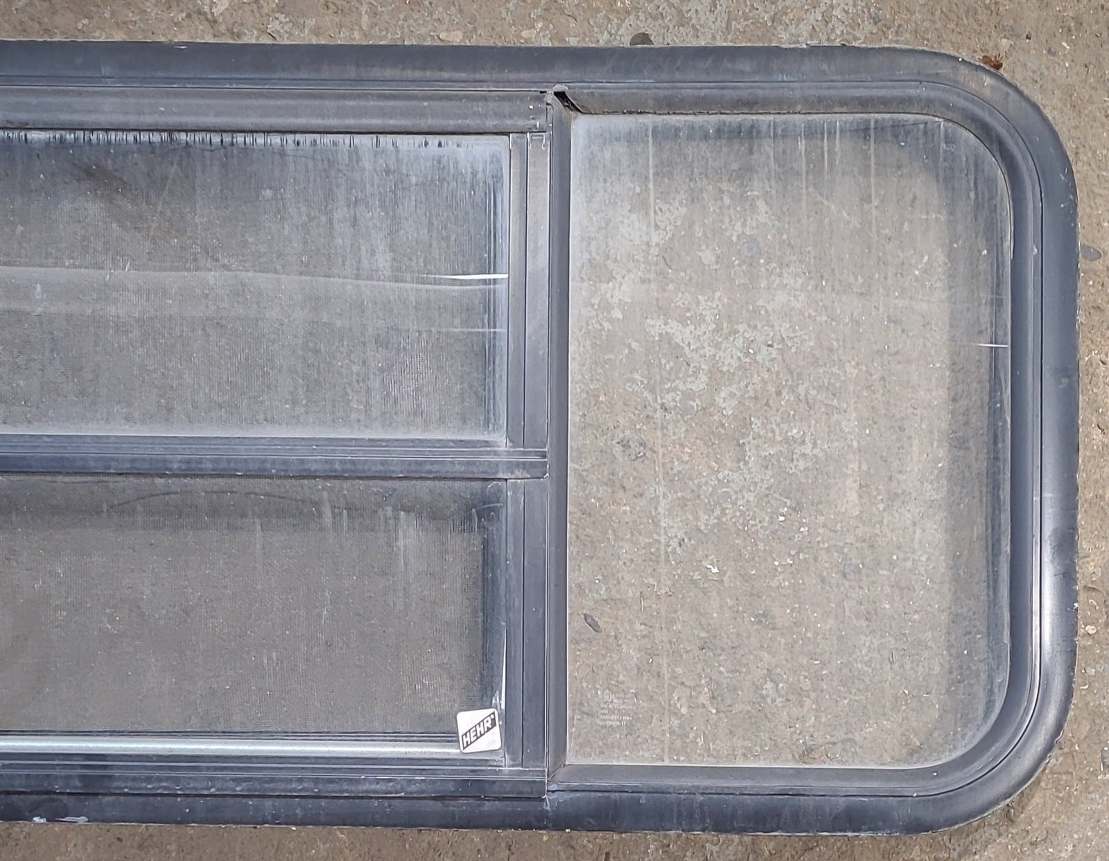 Used Black Radius Opening Window : 47 1/2