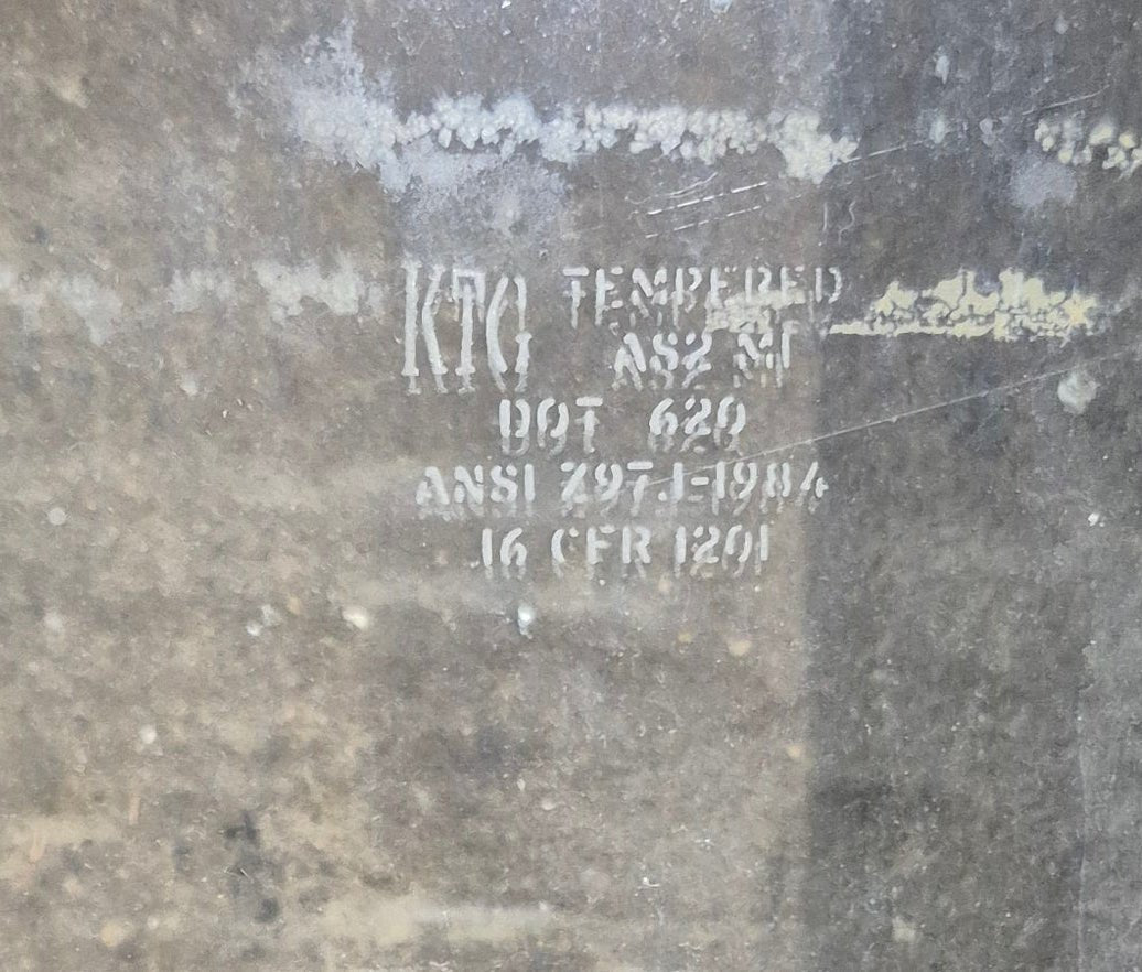 Used Black Radius Opening Window : 47 1/2