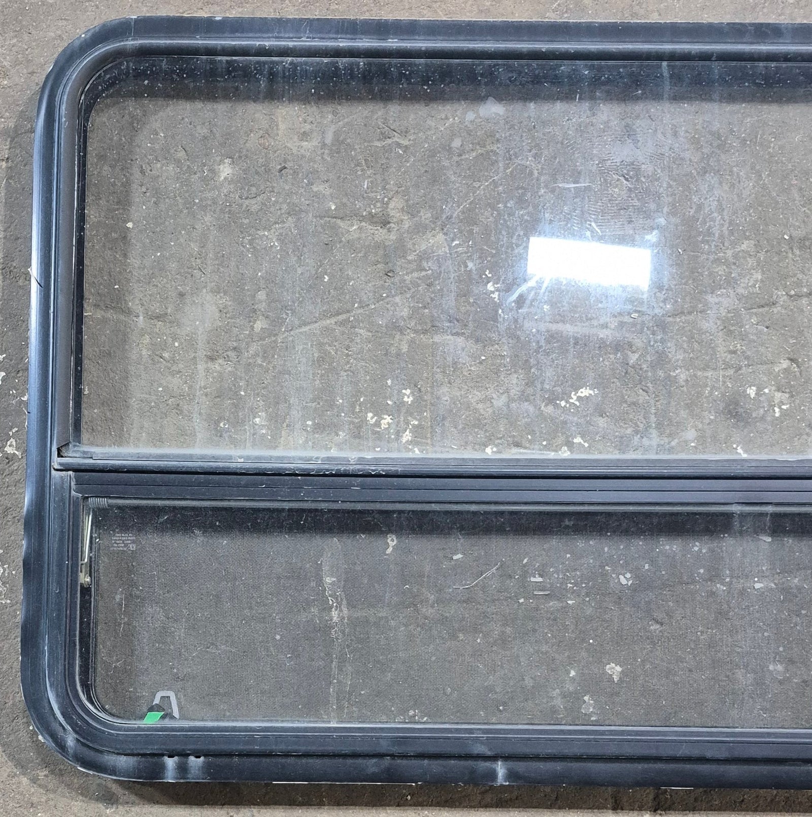 Used Black Radius Opening Window : 47 1/2